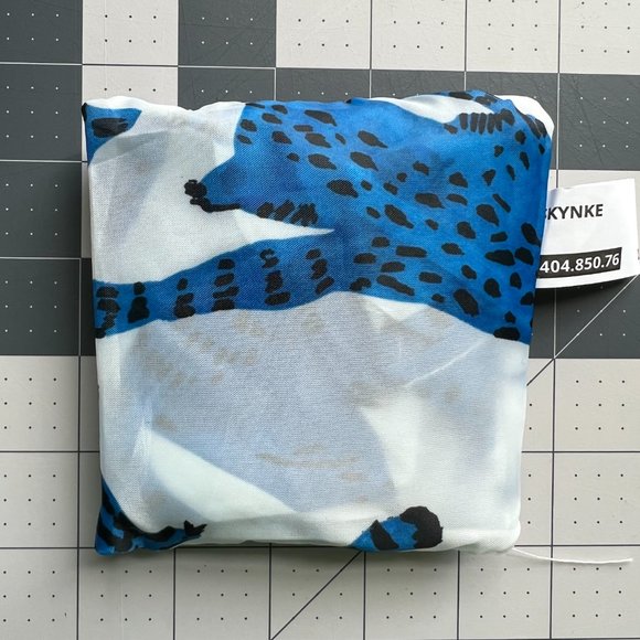 Discontinued IKEA SKYNKE cat design SHOPPING bag kitty lover lightweight fabric - Picture 3 of 5